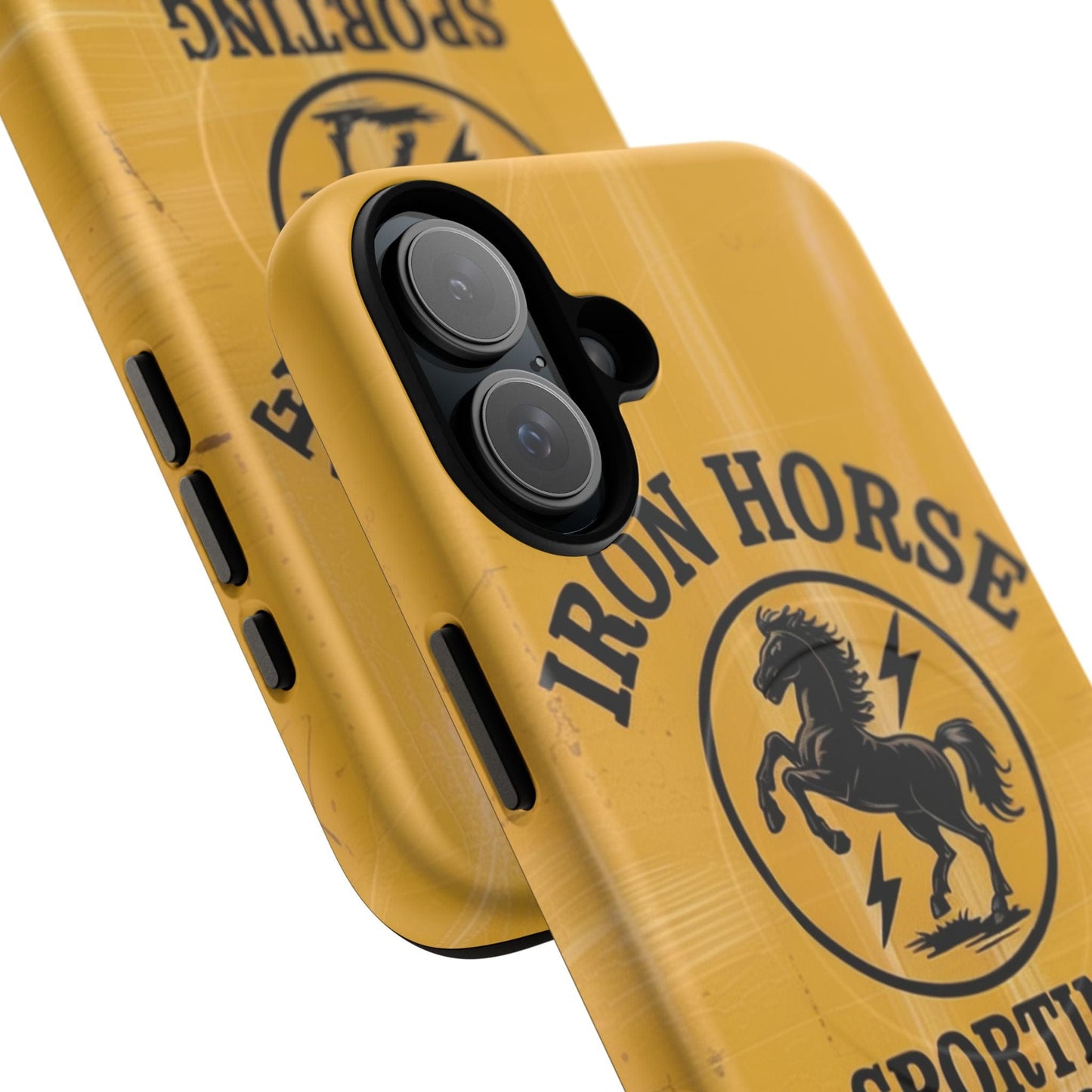 Iron Horse Black Powder Tough Magnetic iPhone Case