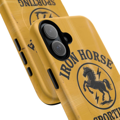 Iron Horse Black Powder Tough Magnetic iPhone Case