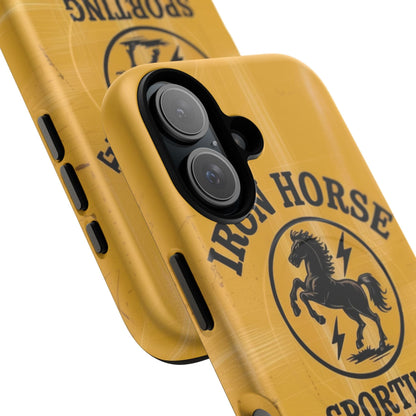 Iron Horse Black Powder Tough Magnetic iPhone Case