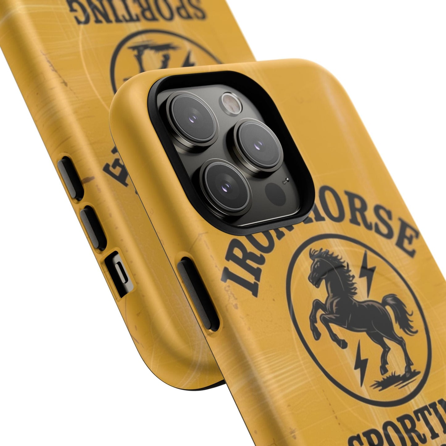 Iron Horse Black Powder Tough Magnetic iPhone Case