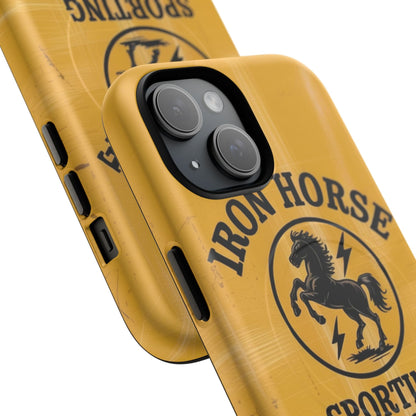 Iron Horse Black Powder Tough Magnetic iPhone Case