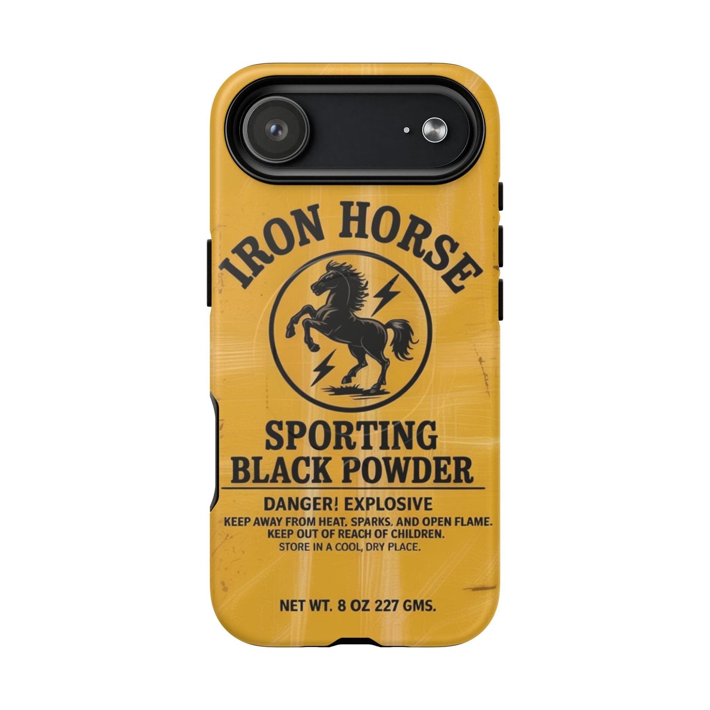 Iron Horse Black Powder Tough Magnetic iPhone Case