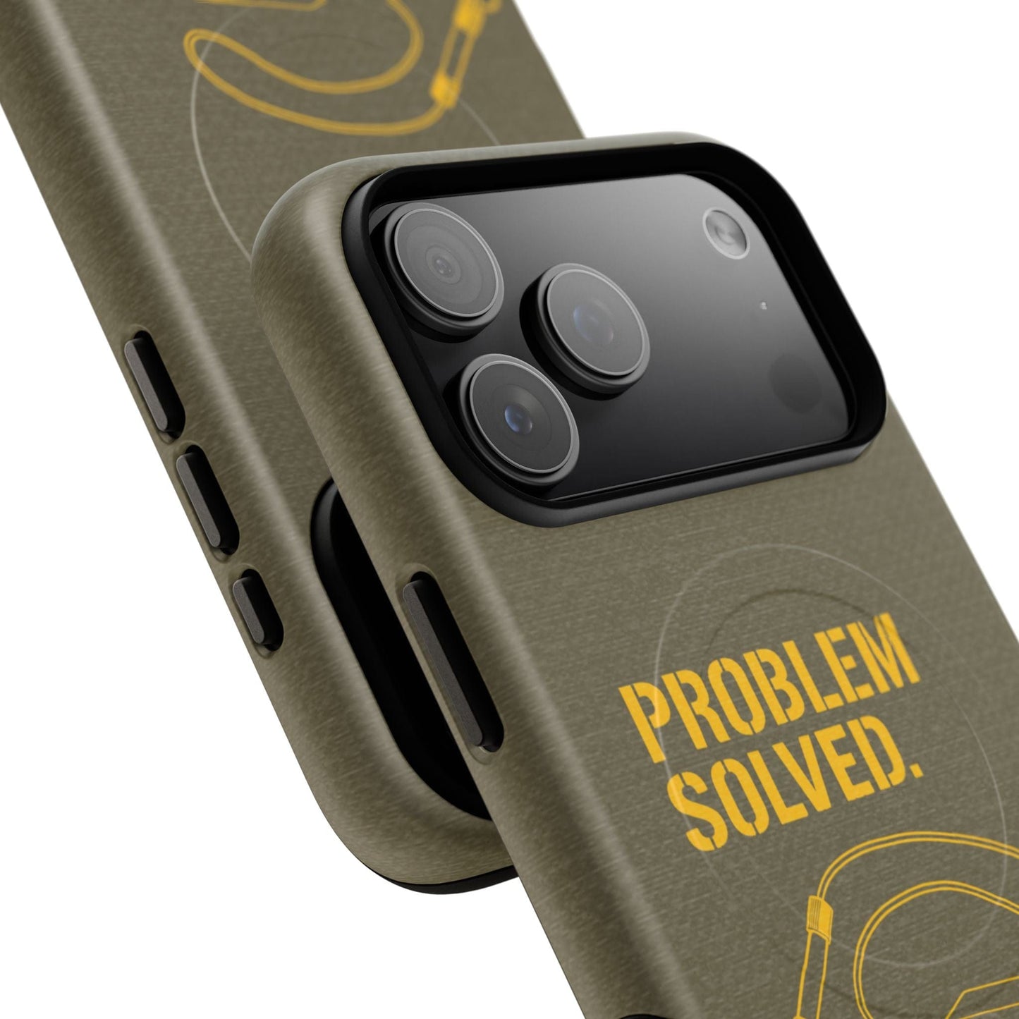 Problem Solved Tough Magnetic iPhone Case