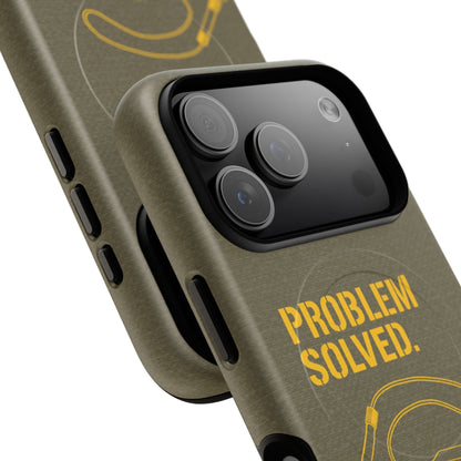 Problem Solved Tough Magnetic iPhone Case