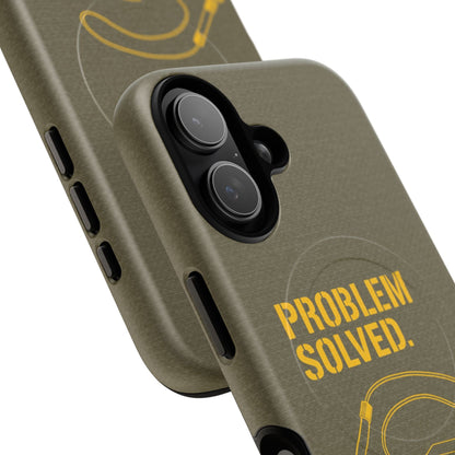 Problem Solved Tough Magnetic iPhone Case