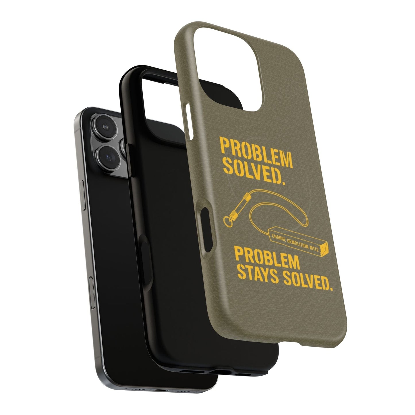 Problem Solved Tough Magnetic iPhone Case