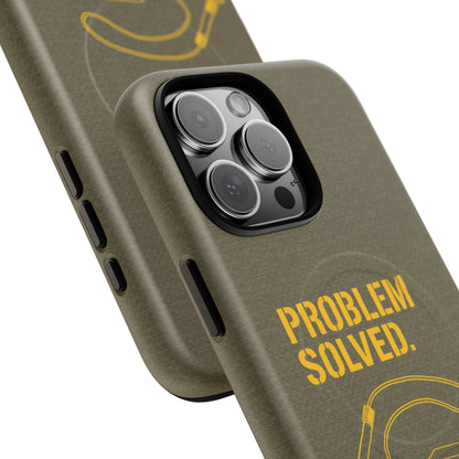 Problem Solved Tough Magnetic iPhone Case