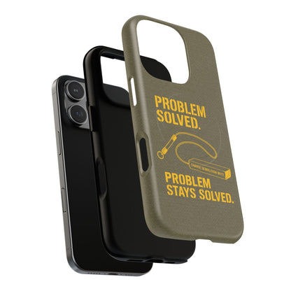Problem Solved Tough Magnetic iPhone Case