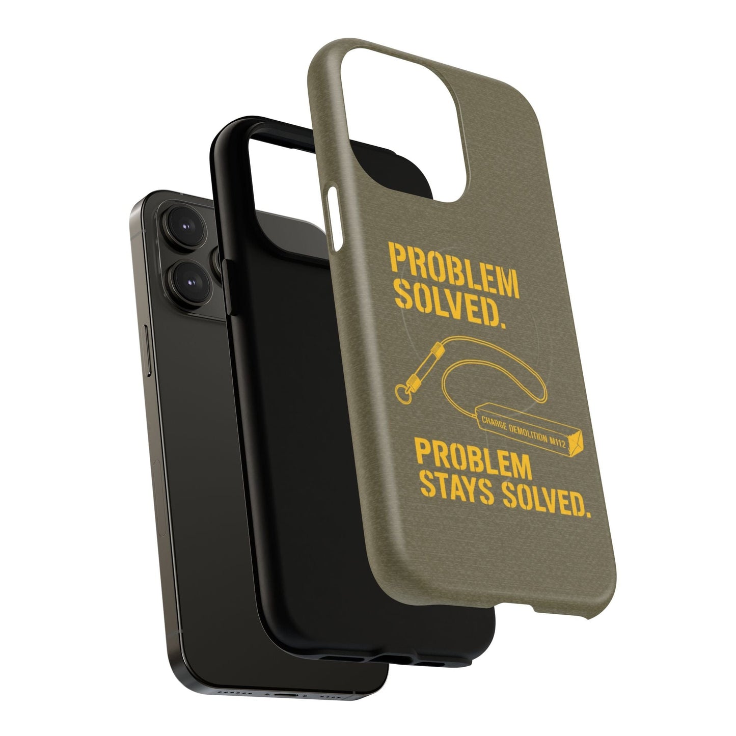 Problem Solved Tough Magnetic iPhone Case