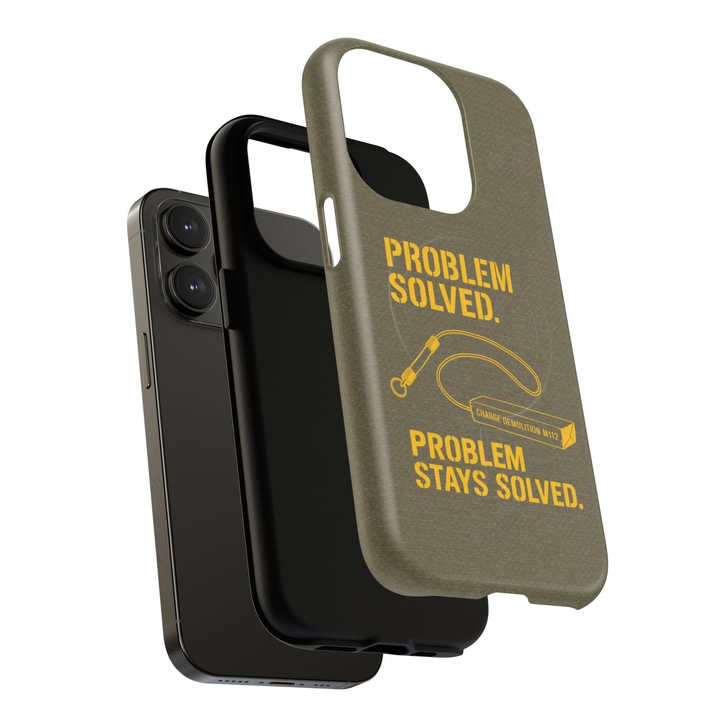 Problem Solved Tough Magnetic iPhone Case