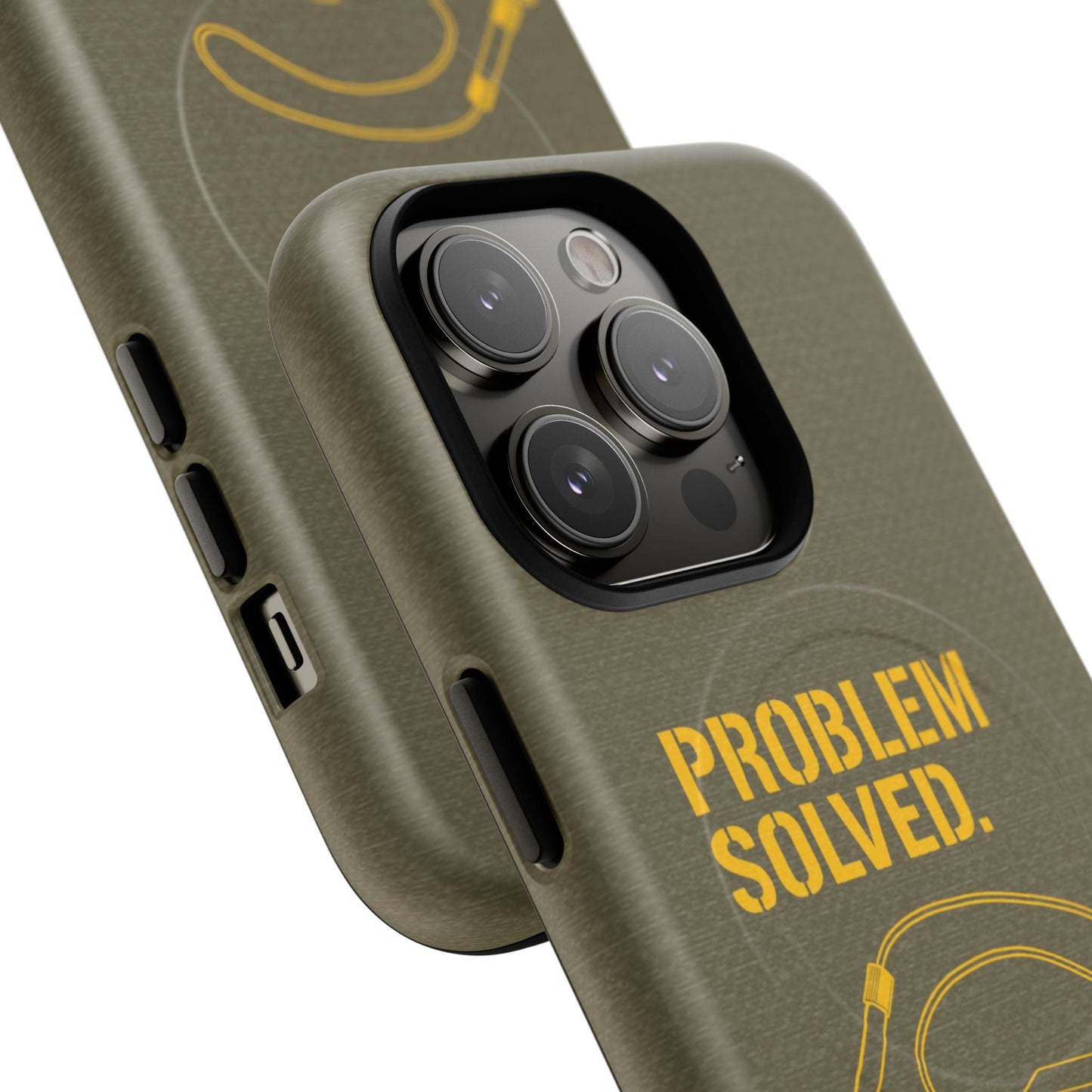 Problem Solved Tough Magnetic iPhone Case