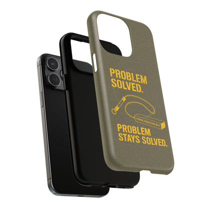 Problem Solved Tough Magnetic iPhone Case