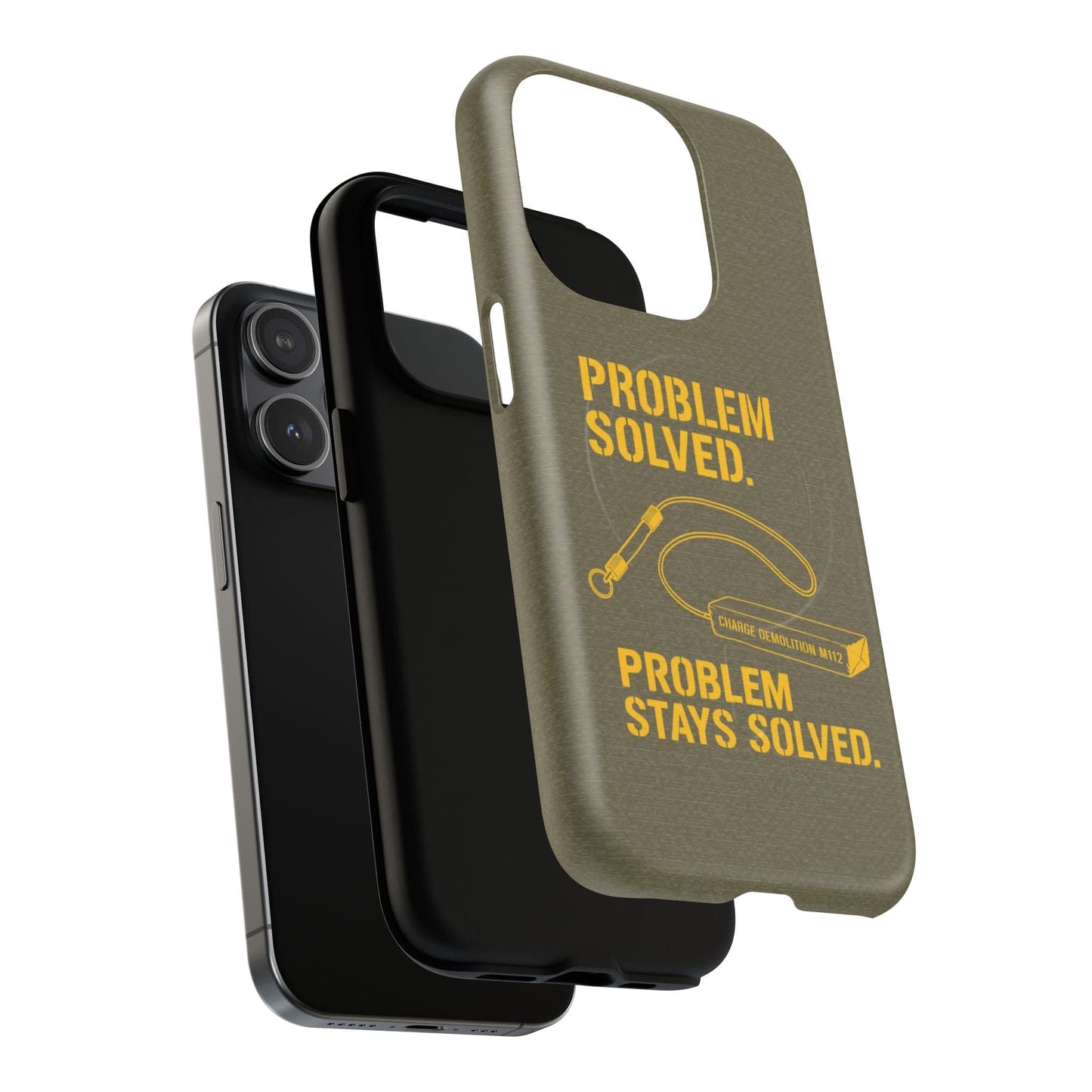Problem Solved Tough Magnetic iPhone Case