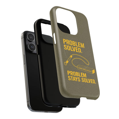 Problem Solved Tough Magnetic iPhone Case