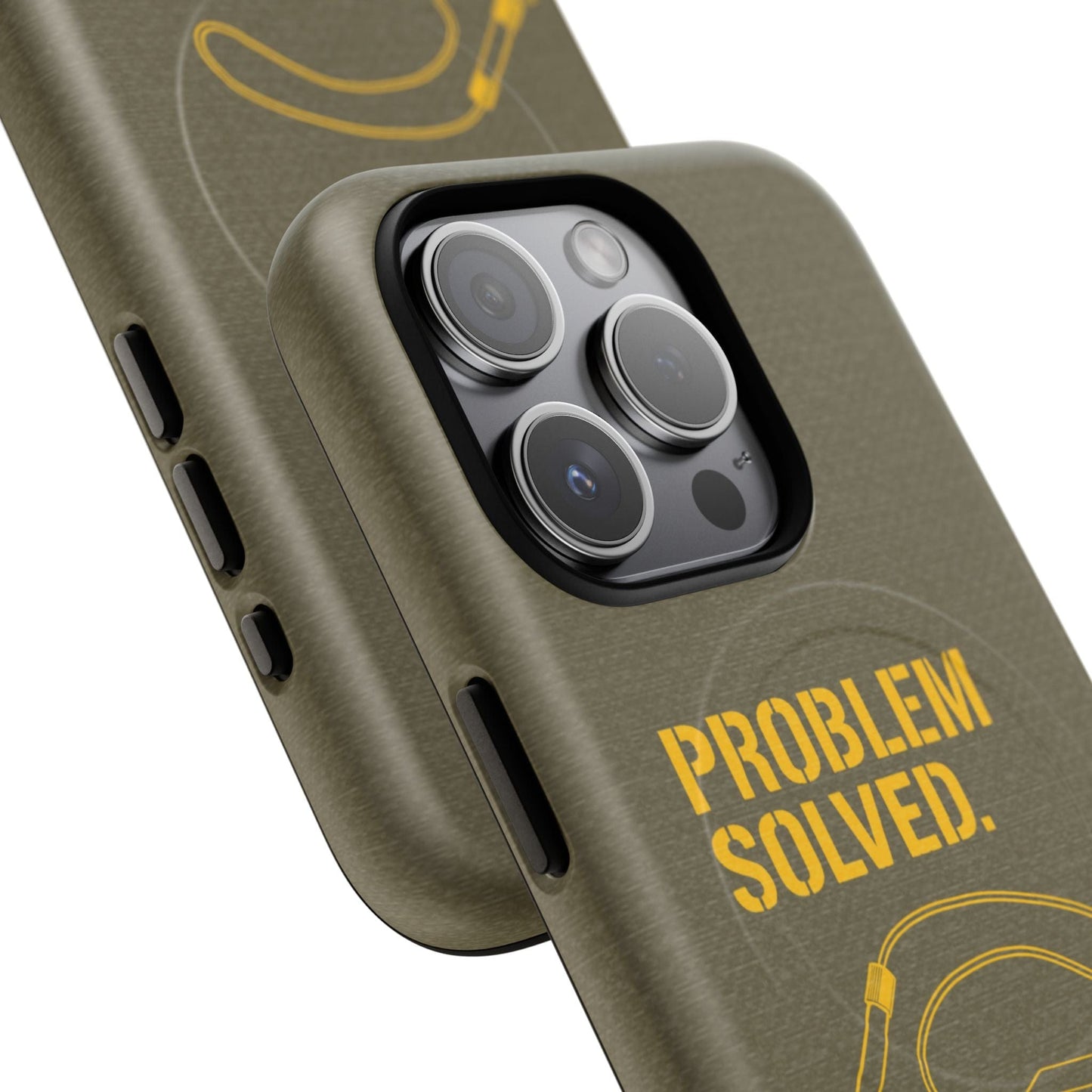 Problem Solved Tough Magnetic iPhone Case