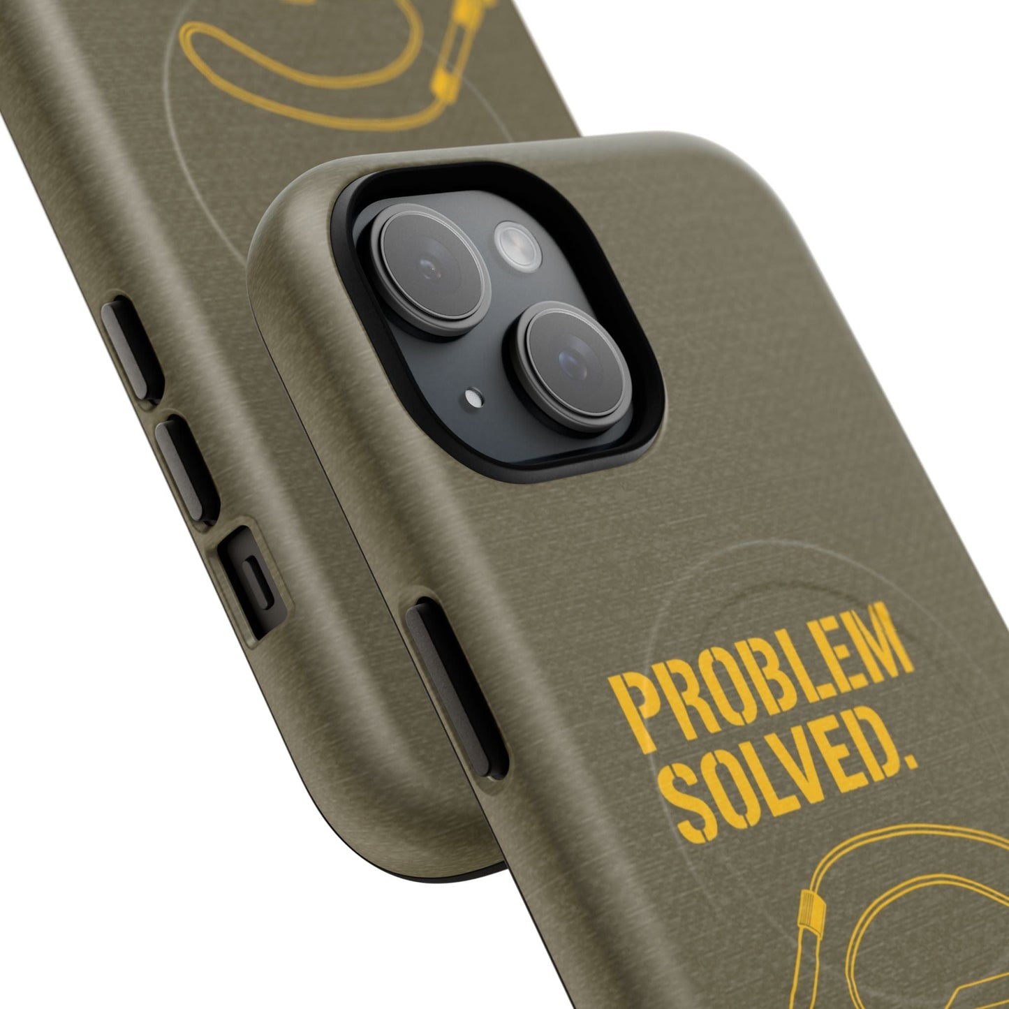 Problem Solved Tough Magnetic iPhone Case