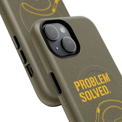 Problem Solved Tough Magnetic iPhone Case