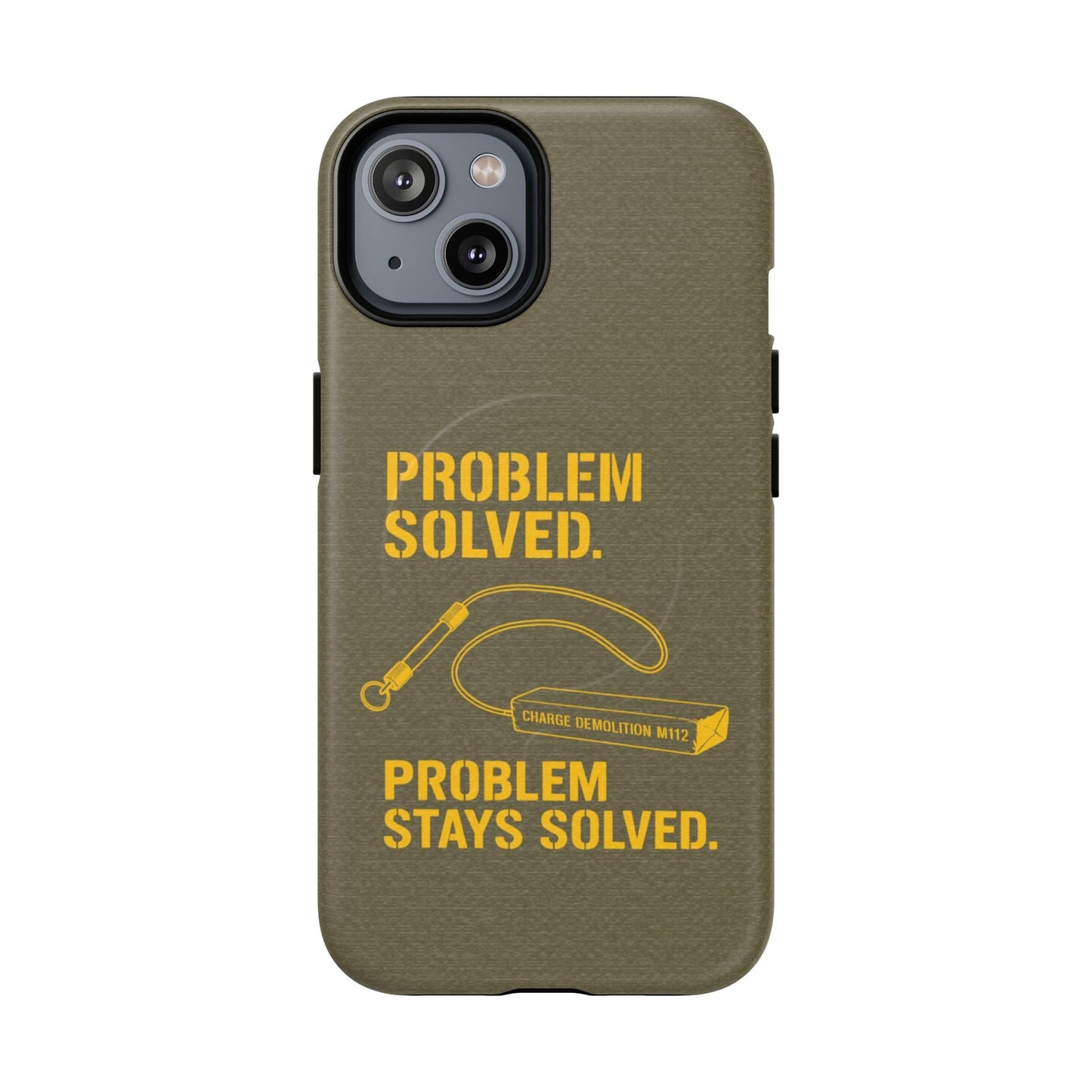 Problem Solved Tough Magnetic iPhone Case