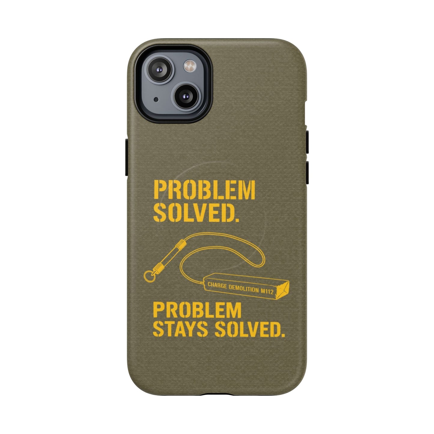Problem Solved Tough Magnetic iPhone Case