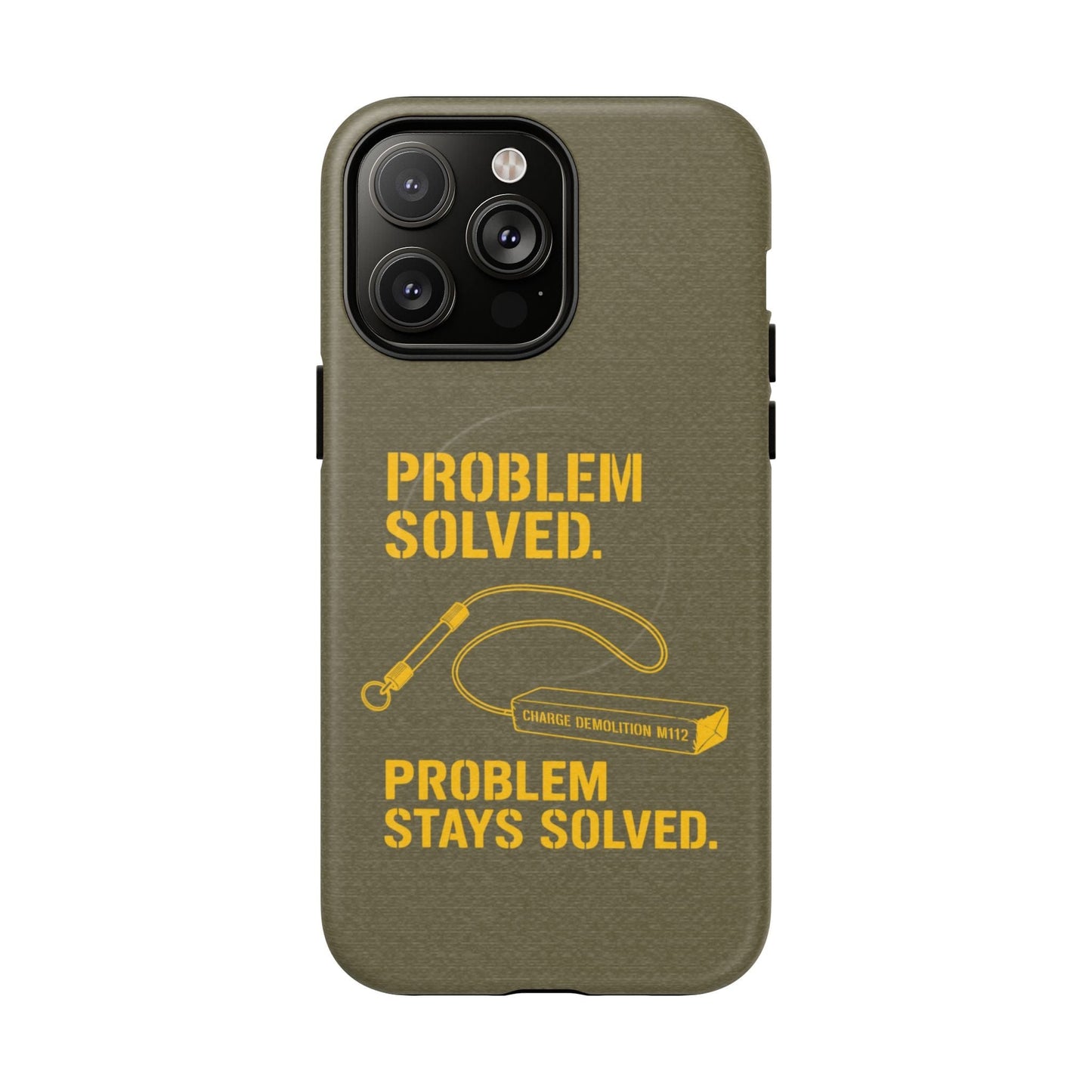 Problem Solved Tough Magnetic iPhone Case