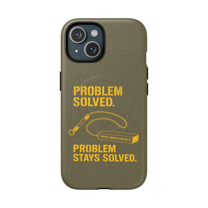 Problem Solved Tough Magnetic iPhone Case