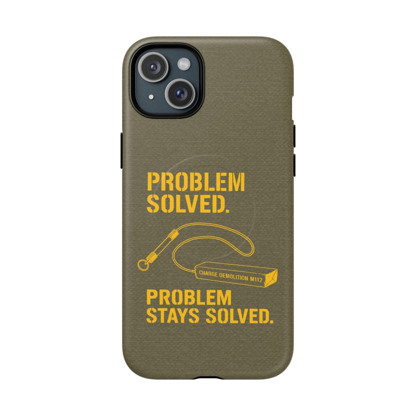 Problem Solved Tough Magnetic iPhone Case