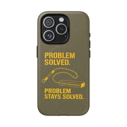 Problem Solved Tough Magnetic iPhone Case
