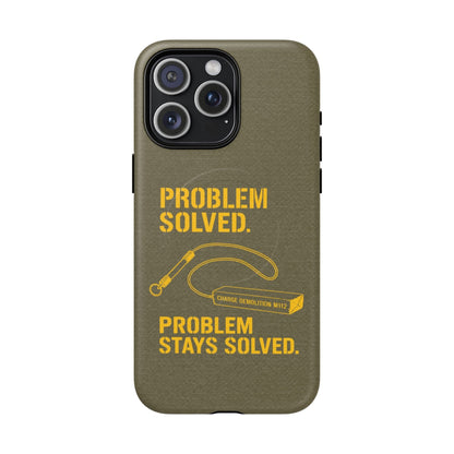 Problem Solved Tough Magnetic iPhone Case