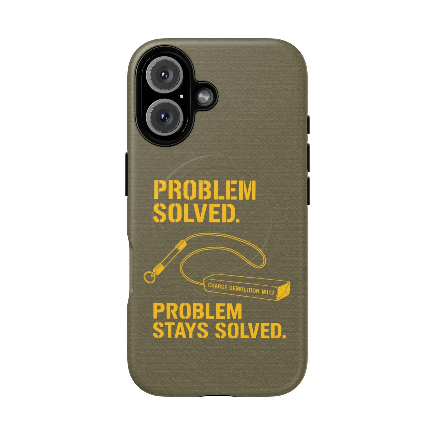Problem Solved Tough Magnetic iPhone Case