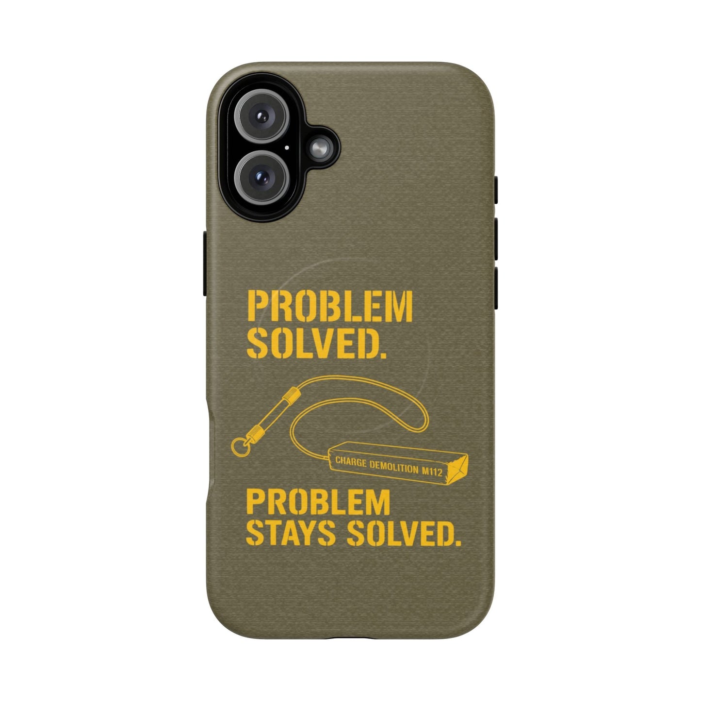 Problem Solved Tough Magnetic iPhone Case