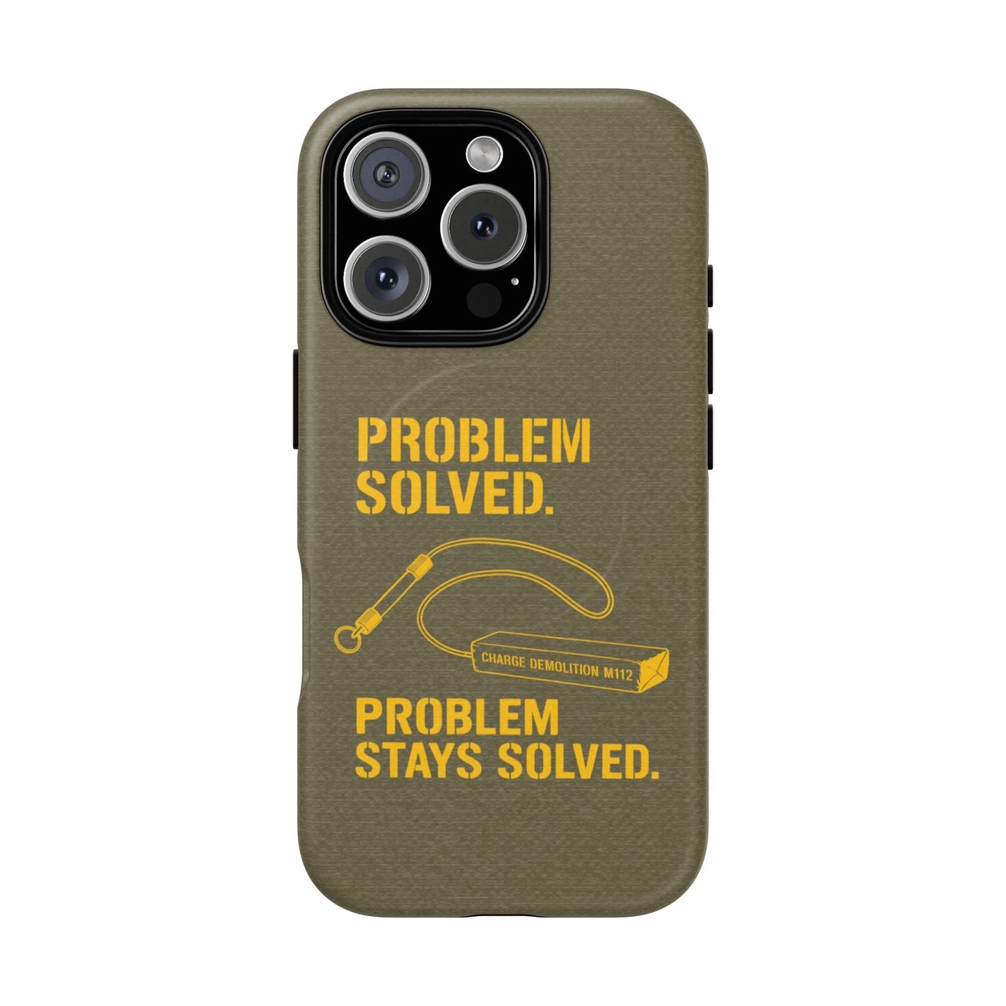 Problem Solved Tough Magnetic iPhone Case