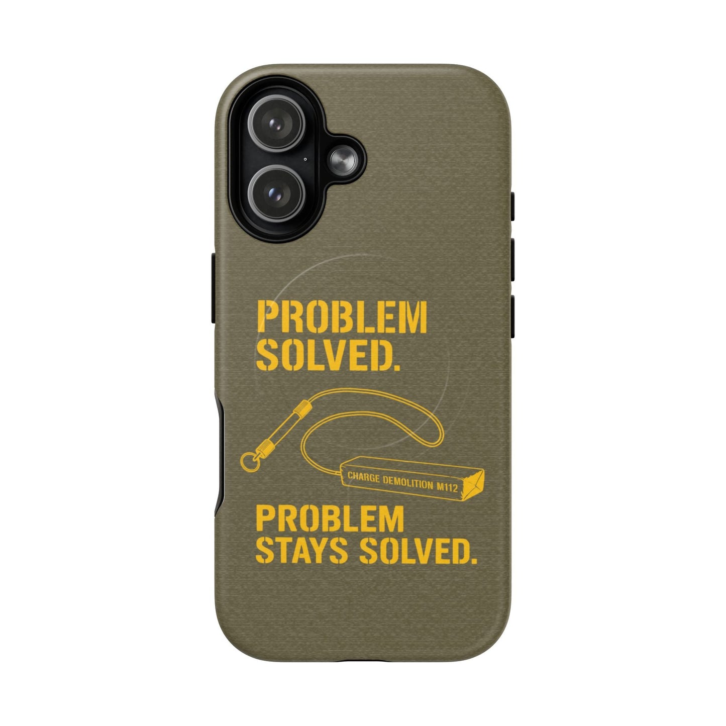 Problem Solved Tough Magnetic iPhone Case