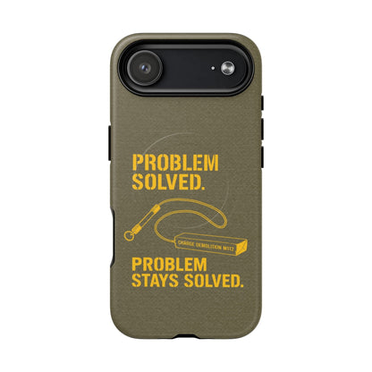 Problem Solved Tough Magnetic iPhone Case