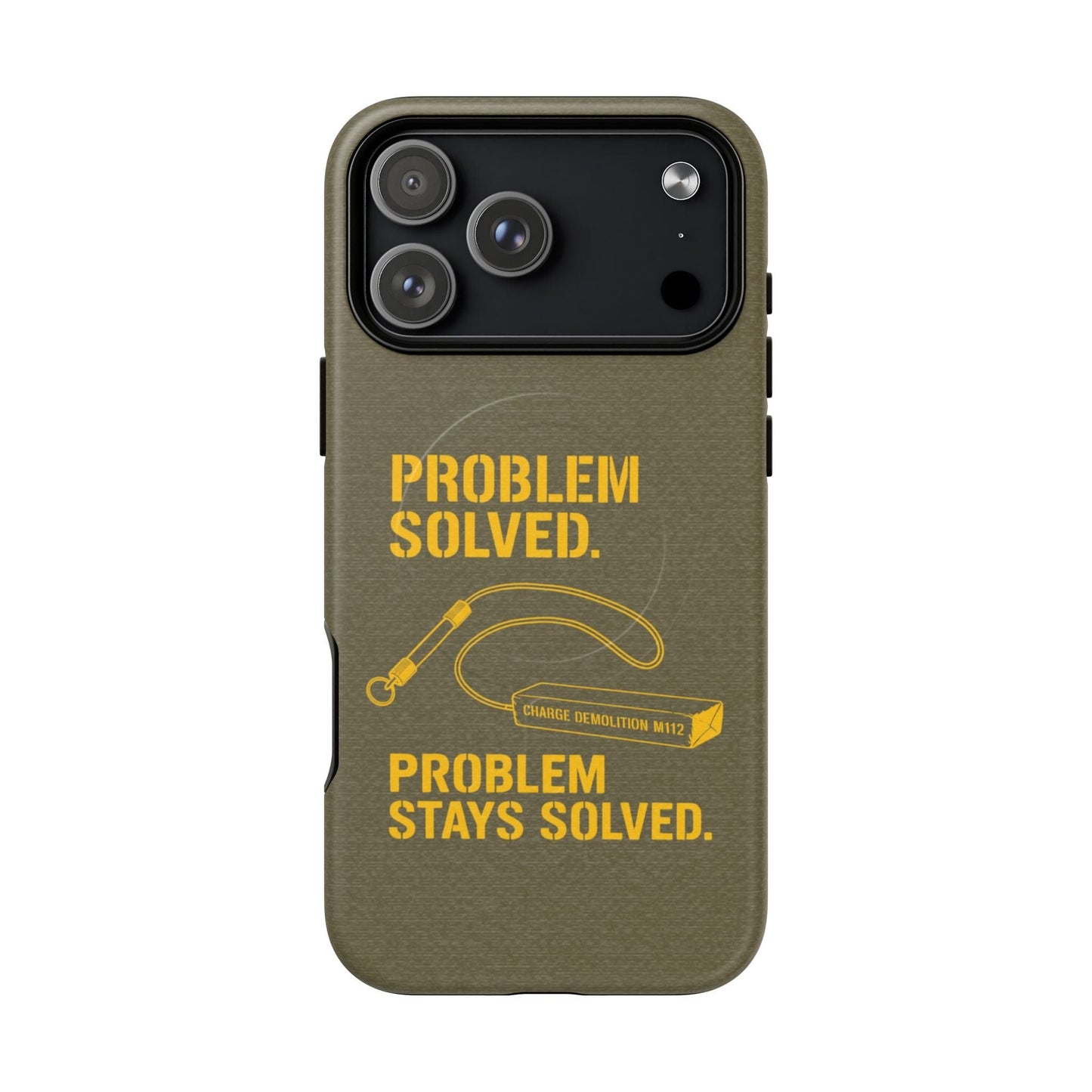 Problem Solved Tough Magnetic iPhone Case