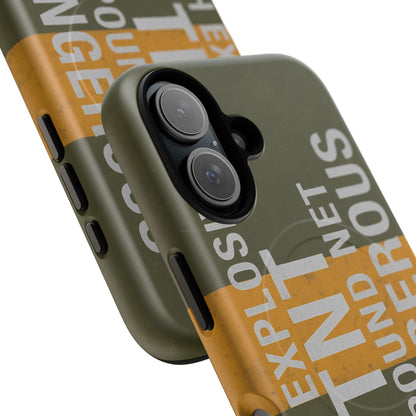 TNT Demo Block Tough Magnetic iPhone Case