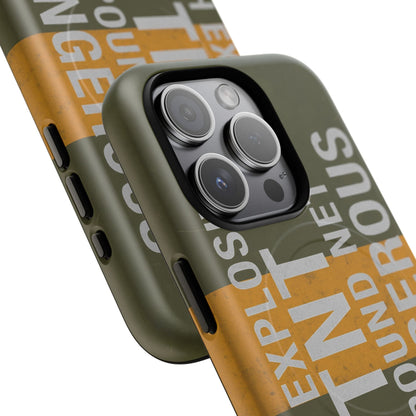 TNT Demo Block Tough Magnetic iPhone Case