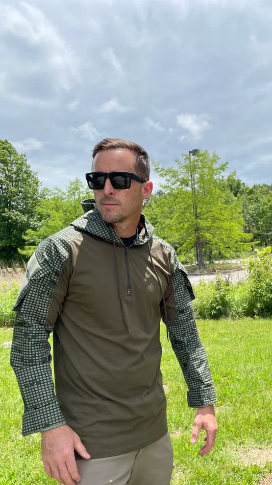 Coyote Hooded Combat Shirt