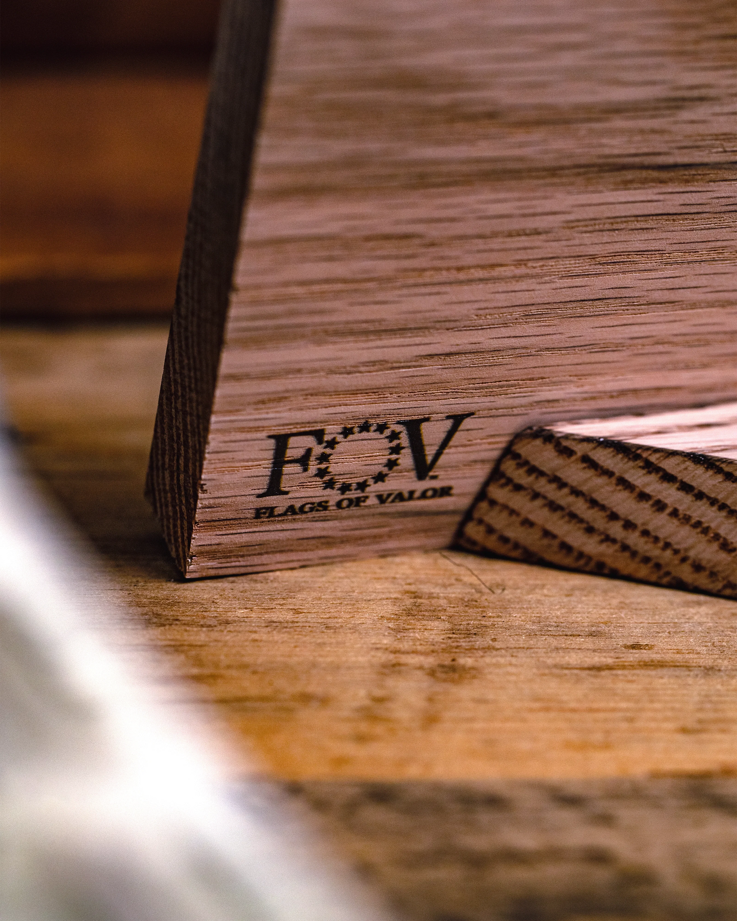 Collective - Army Wooden Desk Flag