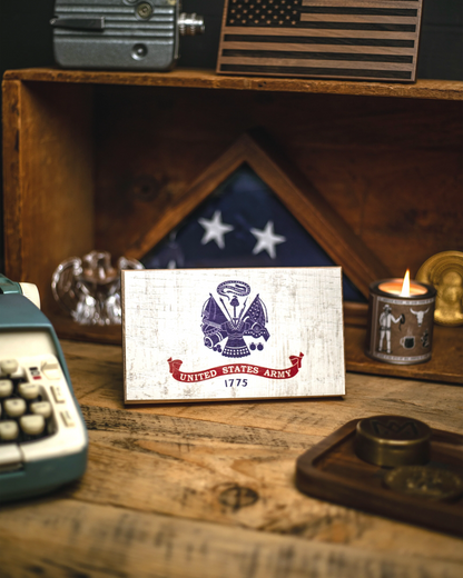 Collective - Army Wooden Desk Flag