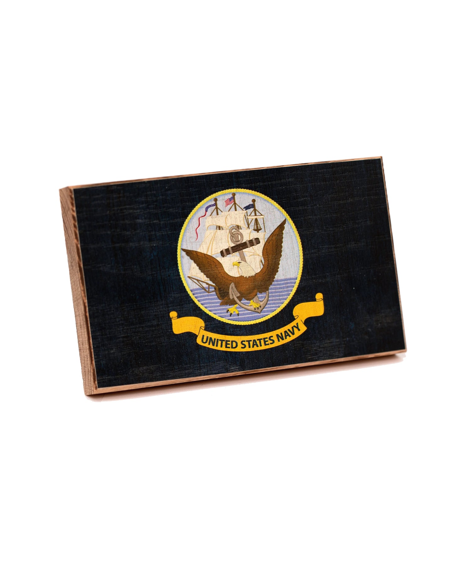 Collective - Navy Wooden Desk Flag