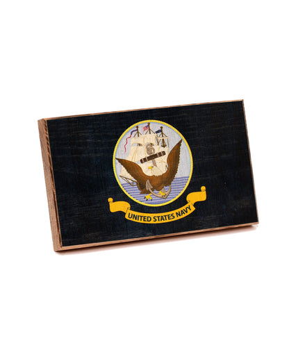 Collective - Navy Wooden Desk Flag